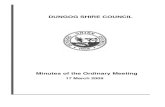 Minutes of the Ordinary Meeting - Dungog Shire · A MOTION was moved by Cr Wall and seconded Cr Mitchell that Council resume the Order of Council business. ... Mr Peter Mulhall &