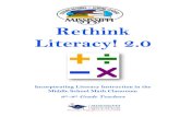 Rethink Literacy! 2 · Math Decoding and Comprehension These literacy components are a part of math as well. • Decoding in math is the process that mathematicians use to quickly