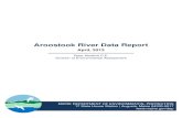 Aroostook River Data Report - Maine.gov · 2017-11-21 · Details of the technical design of the Aroostook River data collection effort of 2012 are explained in the Aroostook River
