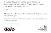 ALarge-Scale ExplorationofFactors Affecting ...michaeltlash.com/slides/lash_ichi2017_slides.pdf · ALarge-Scale ExplorationofFactors Affecting HandHygieneCompliance Using Linear PredictiveModels