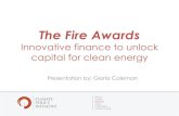 The Fire Awards - ARPA-E Awards.pdf · Driving investment in energy efficiency upgrades Energy Savings Insurance (ESI) MODEL Facility Premium SMEs Local Insurer Tech Solution Providers
