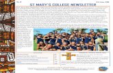 No. 8 3rd June, 2016 ST MARY’S COLLEGE NEWSLETTER · 2016-06-03 · The 2016 West Kimberley Interschool Primary Cross Country Carnival at Cable Beach Amphitheatre on Wednesday 25th
