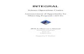 JEM-X Observer’s Manual - INTEGRALintegral.esac.esa.int/AO11/AO11_JEMX_ObsMan.pdf · composed of 22501 elements with only 25% open area has been chosen. The 25% transparency mask
