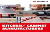 Wurth Australia Pty. Ltd. KITCHEN/ CABINET MANUFACTURERS · 6 KITCHEN/CABINET MANUFACTURERS Quadro Longlife SDS-Plus Hammer Drill Assortment – 12 Pieces The perfect solution when
