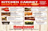 KITCHEN CABINET sale at various 8 displays for Hammond ...… · 10/25/2017  · Kitchen Cabinet Display Sale Price $2,999.99 NET Regular Price $8,190.89 Located in Portland showroom.