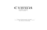 CXM User Guide - Audiofanzine€¦ · CXM Mixer User Guide V 4.0 Cloud Electronics Limited 140 Staniforth Road, Sheffield, S9 3HF England Tel +44 (0) 0114 244 7051 Fax +44 (0) 0114