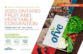 CANADA’S PREMIER HORTICULTURAL EVENT 2020 ONTARIO ... - …ofvc.ca/assets/img/pdf/OFVC_2020-OpportunitiesBrochure_web.pdf · Why OFVC is the Must Attend Convention for you! OFVC
