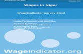 Wages in Niger - WageIndicator.org · In 2015, the UAM should accommodate more than seventeen ... Niger, conducted between the 26 th of September and 26 of October 2012. This report
