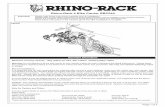 Rhino-Rack 4 Bike Carrier | RBC044vpm.cdn.rhinorack.com.au/Instructions/Accessories/RBC044.pdf · Rhino-Rack 4 Bike Carrier RBC044 Place the Bike onto the Bike Carrier. The Frame