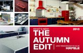 2018 THE AUTUMN SPRING EDIT LATEST TRENDS BROUGHT TO … · HOW TO STYLE THE NEW MINERVA ICE BLUE WORKTOP PG14. HANDLES VS HANDLE-LESS. PG18. MAKE A FEATURE IN YOUR KITCHEN PG24 ...