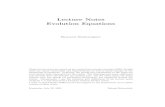 Lecture Notes Evolution Equations - KITschnaubelt/media/evgl-skript.pdf · Lecture Notes Evolution Equations Roland Schnaubelt These lecture notes are based on my course from summer