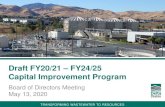 Draft FY20/21 – FY24/25 Capital Improvement ProgramCIP... · Draft CIP Overview • Key Considerations in Developing CIP Addressing new infrastructure needs Investing in existing