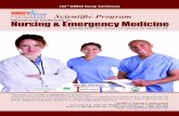 Scientific Program Nursing & Emergency Medicine...Title: Nurses' attitudes towards suicide and substance abuse/dependence in medical surgical hospitalized patients Kathleen Neville,