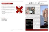 Page 4 COLETrain Fall 2015 Friends of the Library The ... · Vol. 12 No. 2 Fall 2015 Cain retires after 40 years of service Page 4 COLETrain Fall 2015 COLETrain ... One Somebody,