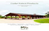 Cedar Forest Products · prefabricated and engineered products including: park pavilions, gazebos, bridges, pergolas, kiosks, cedar cabins, cedar homes and cedar multi-use facilities.