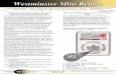 WM NewsletterAugust2015 MN - Westminster Mint · Discovering the Rore Coins of Tomorrow , Today! Coin Graders Offer Special Labels for Modern Coin Rarities 1986-2016 Book 1987 W EAGLE