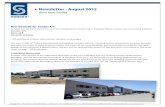 Newsletter - August 2015€¦ · Newsletter - August 2015 News from Sondex Barcode for Brazed Plate Heat Exchangers Brazed heat exchangers ordered after August 1, 2015 will have barcodes