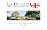 Parent and Pupil Guidelines 2019 - Home | Clifton Notties · Parents/Guardians (eg Orthodontist, Dental, Optometrists, Podiatrists, Psychologists, routine immunisations…) -NB Tetanus