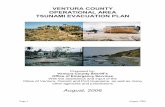 VENTURA COUNTY OPERATIONAL AREA TSUNAMI EVACUATION … · drowning, and they can cause extensive damage to structures on or near beaches and river mouths. In addition, water systems