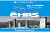 EHRS ABSTRACT BOOK 12 4 06 · 2018. 1. 23. · 11.15 - 12.00 Coffee break 11.30 - 12.00 Poster session 5: Clinical aspects of histamine research Poster session 6: Histamine in Reproduction