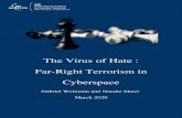 The Virus of Hate Far-Right Terrorism in Cyberspace Hate.pdf · The Rise of Far-Right Terrorism Far-right violence and terrorism are a growing threat to Western societies. Far-right