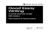 Good Essay Writing · 2016. 12. 21. · Stages of Writing 15 3.1 Read the question and any essay guidance notes The best advice anyone can offer you when you embark on an essay is