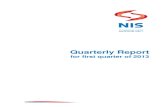 Quarterly Report - NISir.nis.eu/fileadmin/template/nis/pdf/Reporting/... · Quarterly Report of NIS a.d. Novi Sad for first quarter of 2013 represents a reliable account of Company’s