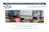 The School District of Washington · The School District of Washington Washington, Missouri 2015 Comprehensive Annual Financial Report For fiscal year ending June 30, 2015WA Washington,