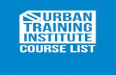 COURSE LIST - Urban Engineersurbanengineers.com/...urbantrainingcourses-digital.pdfconstruction, and Fire and Life Safety industry. He previously worked for Total Safety Consulting