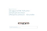 EsgynDB Multi-DataCenter Replication Guide - Home - Esgyn · 3. Overview The EsgynDB Multi-Datacenter Replication capability enables data to be synchronously replicated across 2 data