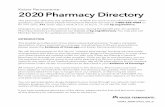 2020 Pharmacy Directory - December · PruittHealth Pharmacy Services - Atlanta 1626 Jeurgens Court Norcross, GA 30093 678-533-6459 Long-Term Care Pharmacies Residents of a long-term