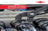 KNIPEX Surtido Automóvil 2017€¦ · 2 SÍMBOLOS Eléctricamente descargable, disipativo Electrónica Comprobado por VDE y también por GPSG aislado según IEC 60900, utilizable