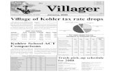 PRSRT STD The Kohler KOHLER, WI 53044 …...Published Monthly In Kohler, WI 53044 January, 2008 Volume 3, Number 6 The Kohler Villager PRSRT STD U.S.POSTAGE P A I D KOHLER, WI 53044