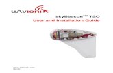 skyBeacon User and Installation Guide UAV-1001421-001Also, please provide the model, serial number, shipping address and a daytime contact number. You will be promptly contacted with