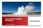 Geothermal Drilling Overview - ESMAP Kreuter.pdf · 2 My Point of View No drilling engineer Developer and consultant for geothermal projects worldwide Germany Switzerland Tanzania