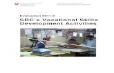 Evaluation 2011/2 SDC’s Vocational Skills Development ... · SDC Senior Management takes note of the final draft report “Evaluation of SDC’s Vocational Skills Development Activities”