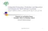 وا او وا و ل ا ج رأ ل لود · Tuta absoluta appeared to be a challenge for Tomato production in the region. ... Presentation of IOBC: Yes Report-Besri-GA-2013 6. Status