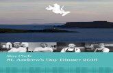 Skye Chefs St. Andrew’s Day Dinner 2016 · St. Andrew’s Day Dinner 1 The historic Fifeshire town of St. Andrews was the perfect place for the idea of an annual Chefs St. Andrew’s