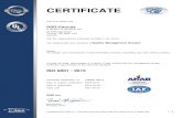 QM15 438985 QM15 EN - Shawcor€¦ · ISO 9001 : 2015 Certificate registration no. Date of original certification Date of certification Valid until 438985 QM15 2002-02-01 2018-02-28