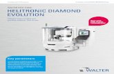 Creating Tool Performance - WALTER · HELITRONIC DIAMOND EVOLUTION Walter Maschinenbau GmbH · Subject to alterations · Printed in Germany · 178 · V1 · 02/2020 · en Jopestr.