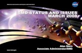 SMD STATUS AND ISSUES MARCH 2008 - science.nasa.gov · Institutional Investments $223.8 $319.7 $308.7 $331.7 $335.9 $330.4 $338.3 Congressi onally Directed Items $80.0 Center Management