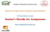 Hawler Medical University Division of Information Systems and … · 2018. 10. 16. · such as marked-up student submissions, documents with comments or spoken audio feedback. Assignments