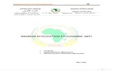 MINIMUM INTEGRATION PROGRAMME (MIP) - African Union · MINIMUM INTEGRATION PROGRAMME (MIP) 6 EXECUTIVE SUMMARY The integration process in Africa started under the auspices of the