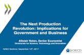 The Next Production Revolution: Implications for Government and … Nolan_September_12_2017.pdf · Big data Simulations Additive manufacturing (3D printing) -Output and productivity