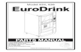 MACHINE MODEL DESCRIPTION PART NO.fichiers.dtcdistributrice.ca/Crane Eurodrink 634-636... · 2018. 4. 27. · kit - dura-panel (black) hotdrink center - (models 637, 635, 633) kit