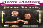 iMatter Awards - Independence Matters€¦ · Welcome to the Winter 2018 edition of News Matters Staff Matter award The Training Team pictured with Strategic Project Manager Maggie