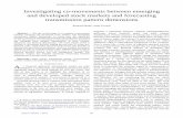 Investigating co-movements between emerging and developed … · 2013. 10. 24. · on the phenomenon of increasing co-movement between developed and emerging stock markets, liberalization