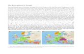 The Renaissance in Europe - UCI Mathematicsndonalds/math184/ren.pdf · The Renaissance in Europe The traditional story of Europe between the fall of Rome in 476 and the early Renaissance