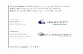 VOC Emissions at Harvest Power’s - Metro Vancouver - Home · Envirochem Services field personnel (Edward Haythornthwaite, Tim Weaver and Gail Slavik). o All flow measurements were