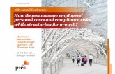 How do you manage employees’ personal costs and compliance ...€¦ · Planning 2015 16th Annual Conference How do you manage employees ... Immigration: Law & Regulation UPDATE